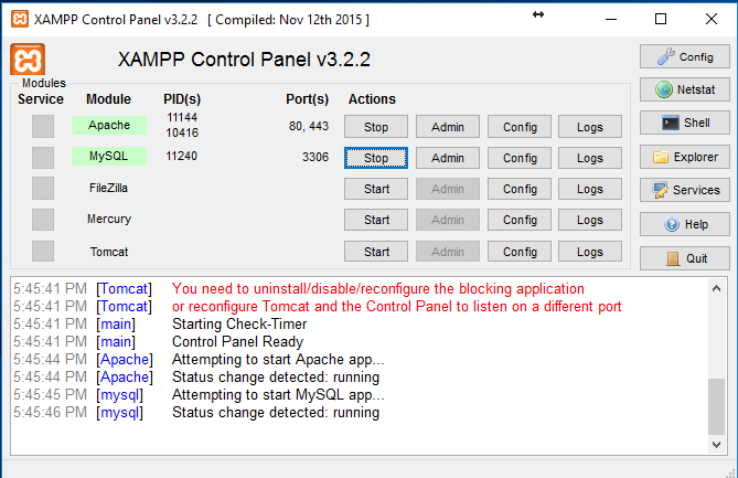 xampp-control-center